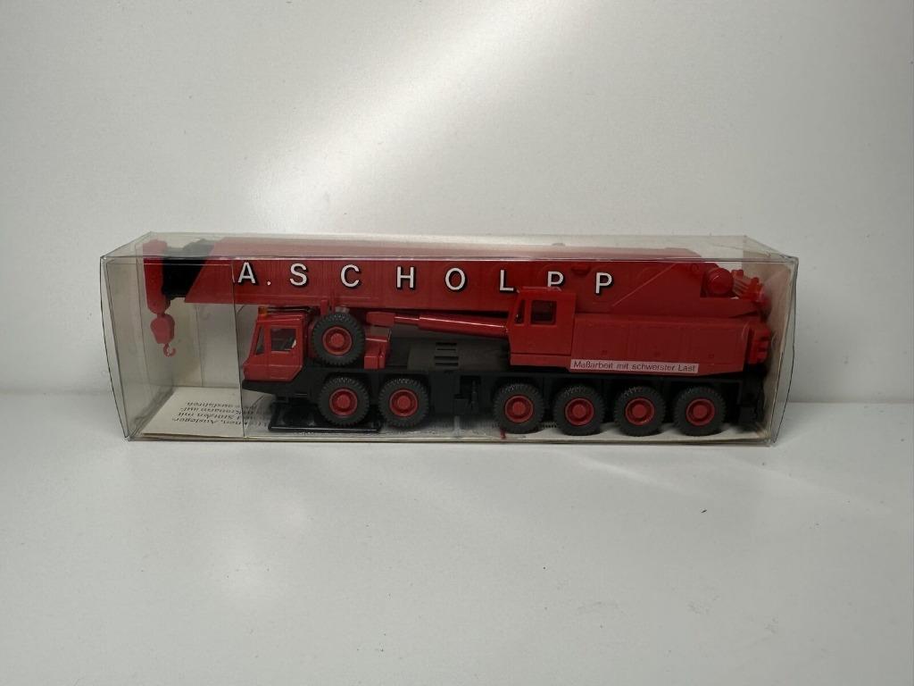 Camion Grue Géante GROVE Ascholpp 1/87 HO WIKING Neuf+Boite, Enlèvement ou Envoi, Neuf, Grue, Tracteur ou Agricole, Wiking