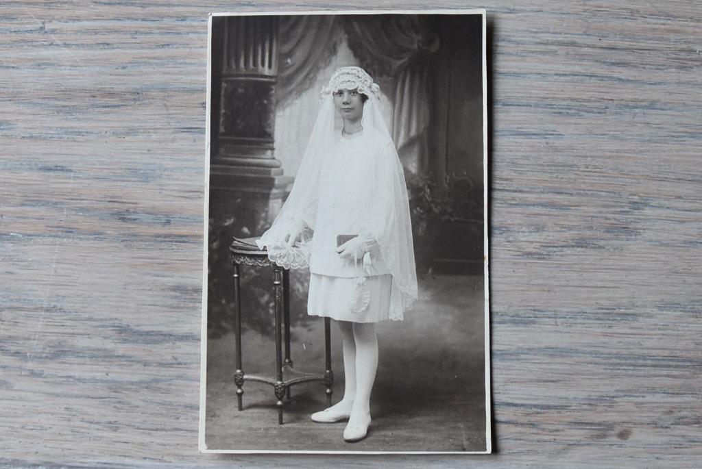 ancienne photo carte postale cummunie, Envoi, Photo