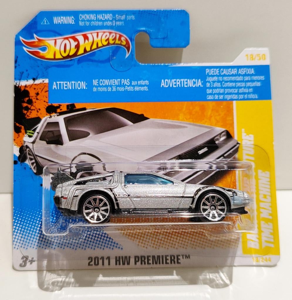 Hot Wheels Back To The Future Time Machine Delorean (2010), Ophalen of Verzenden