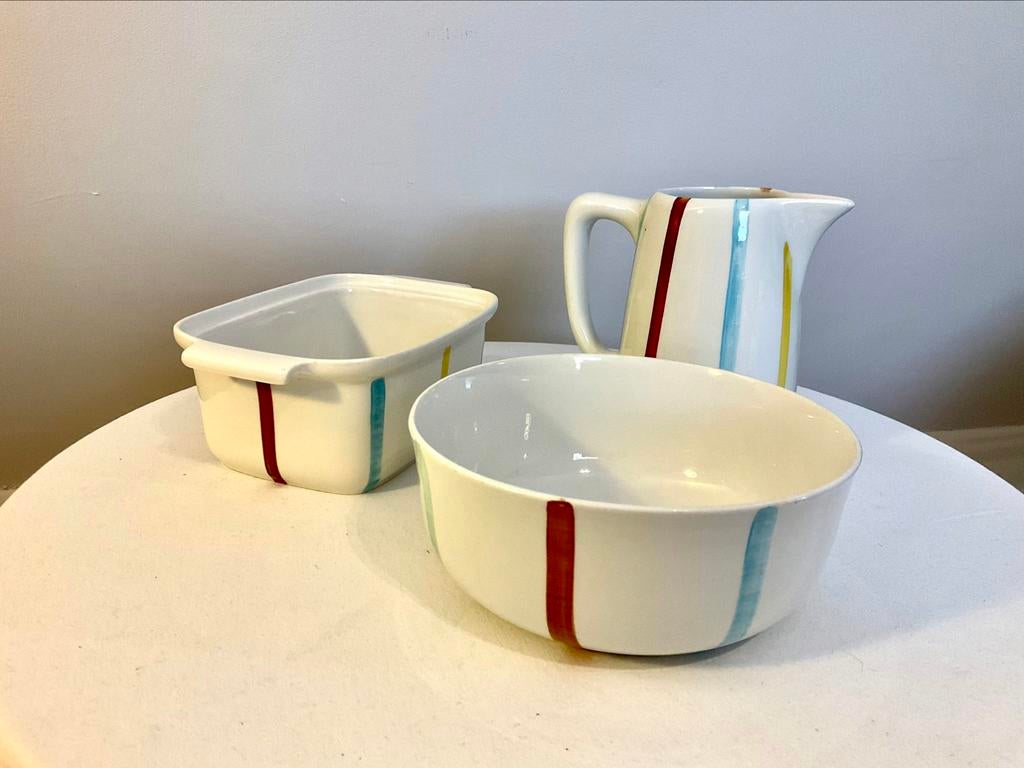 Set van 3 Royal Sphinx Maastricht Candy-Stripe, Antiek en Kunst, Ophalen of Verzenden