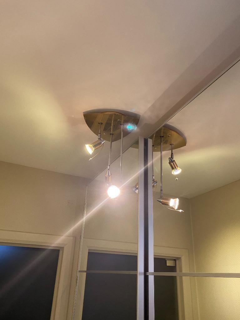 Plafondverlichting, Enlèvement, Utilisé, Métal