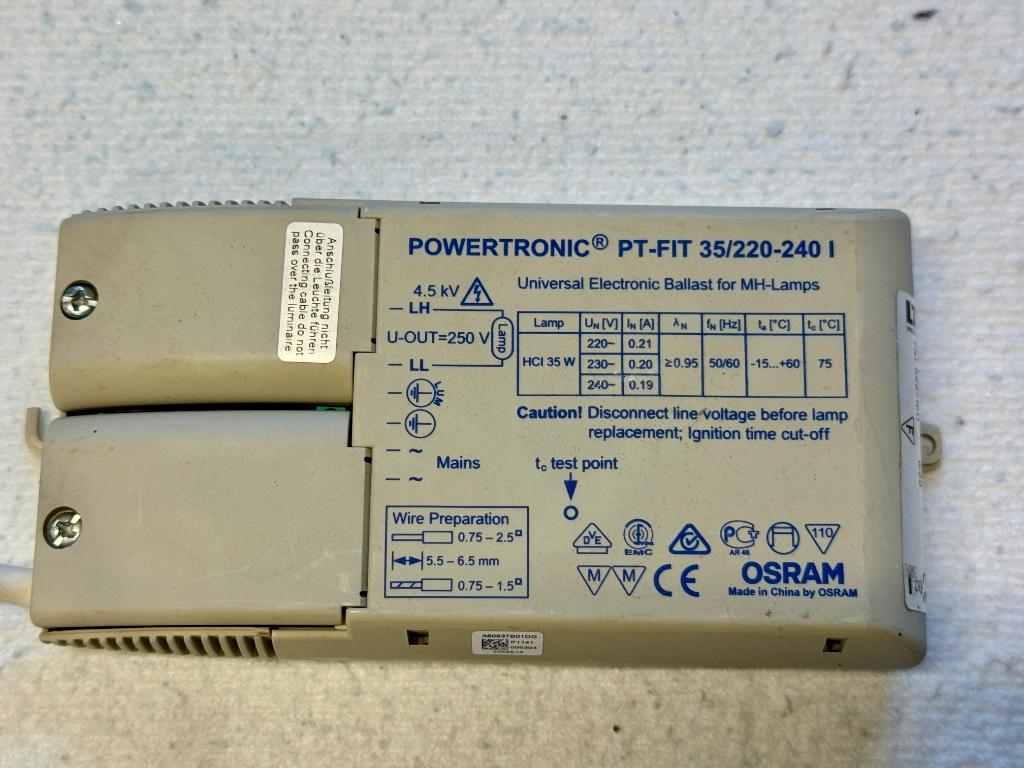 Osram Ballast PT Fit 35W Powertronic +-50stuks, Enlèvement, Utilisé