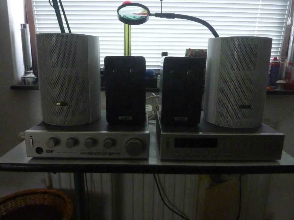 ISP hifi set vintage, Audio, Tv en Foto, Stereoketens, Gebruikt, Tuner of Radio, Losse componenten, Ophalen