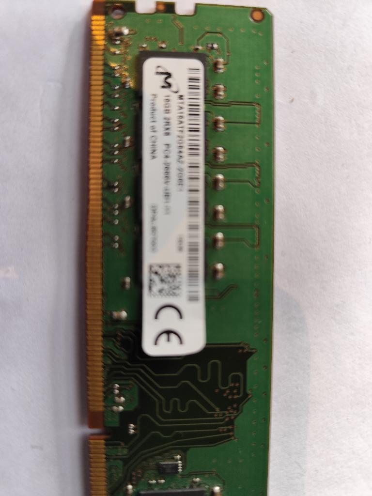 Micron 16 Go à 2666 MHz, Informatique & Logiciels, Mémoire RAM, Enlèvement ou Envoi, DDR4, Utilisé, Desktop