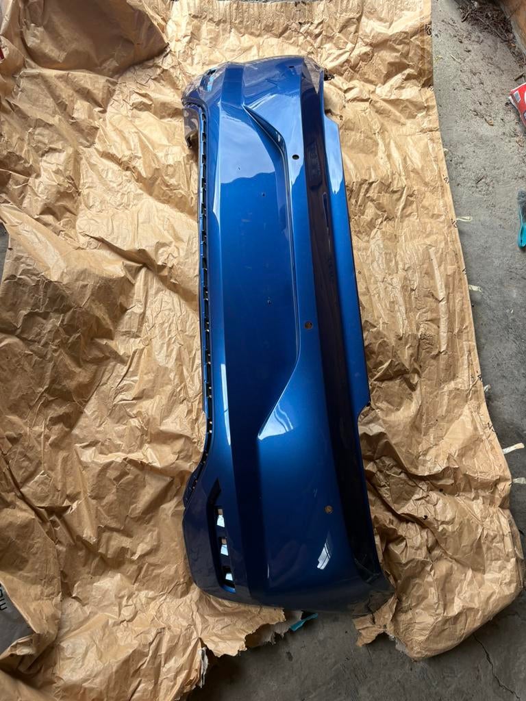 Pare-chocs arriere VW scirocco 2014-2017 rising blue, Ophalen, Gebruikt, Volkswagen, Achter