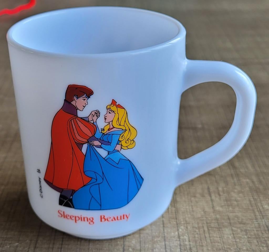 Doornroosje: drinktas, Ophalen of Verzenden, Sneeuwwitje of Doornroosje, Zo goed als nieuw, Servies