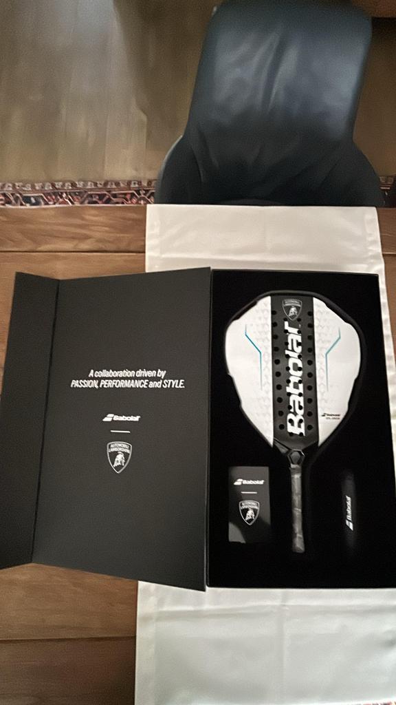 Babolat x Lamborghini BL003 “ Wit / White “ Padelracket, Ophalen of Verzenden, Nieuw, Padelracket
