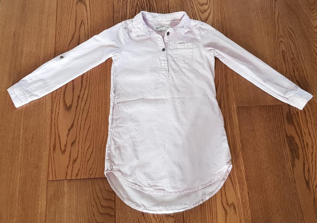 H&M lichtroze hemdjurk 122, Robe ou Jupe, Enlèvement ou Envoi, H&M, Utilisé