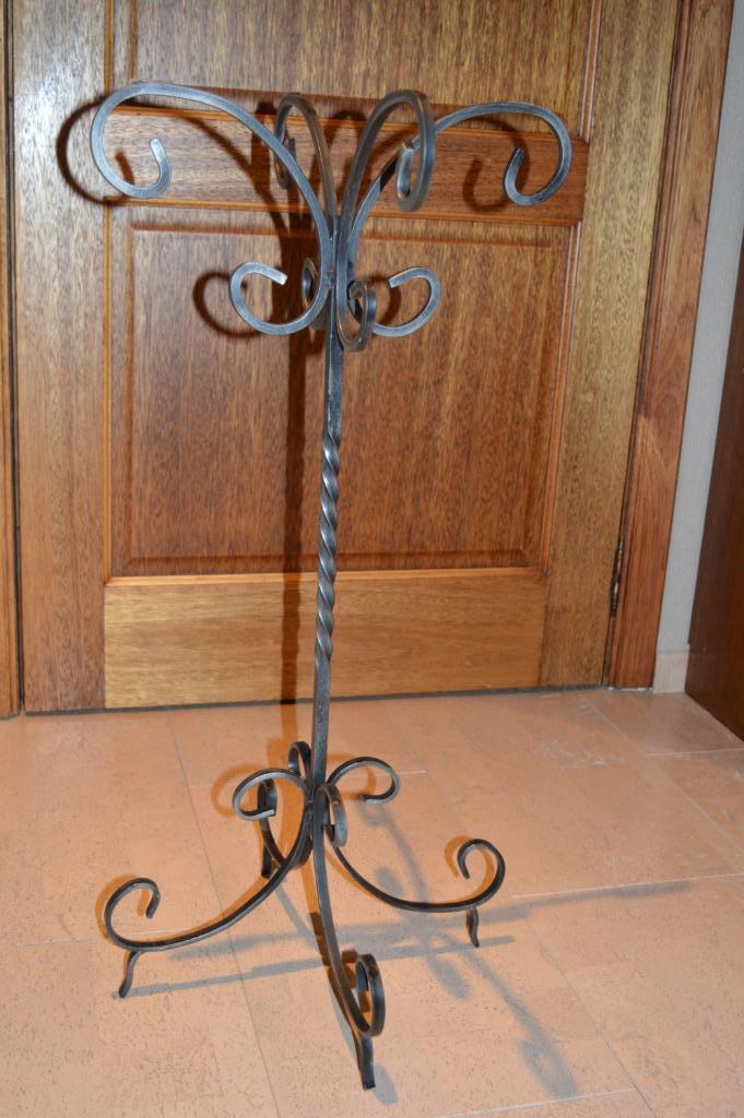 Gietijzeren staander, Ophalen, Gebruikt