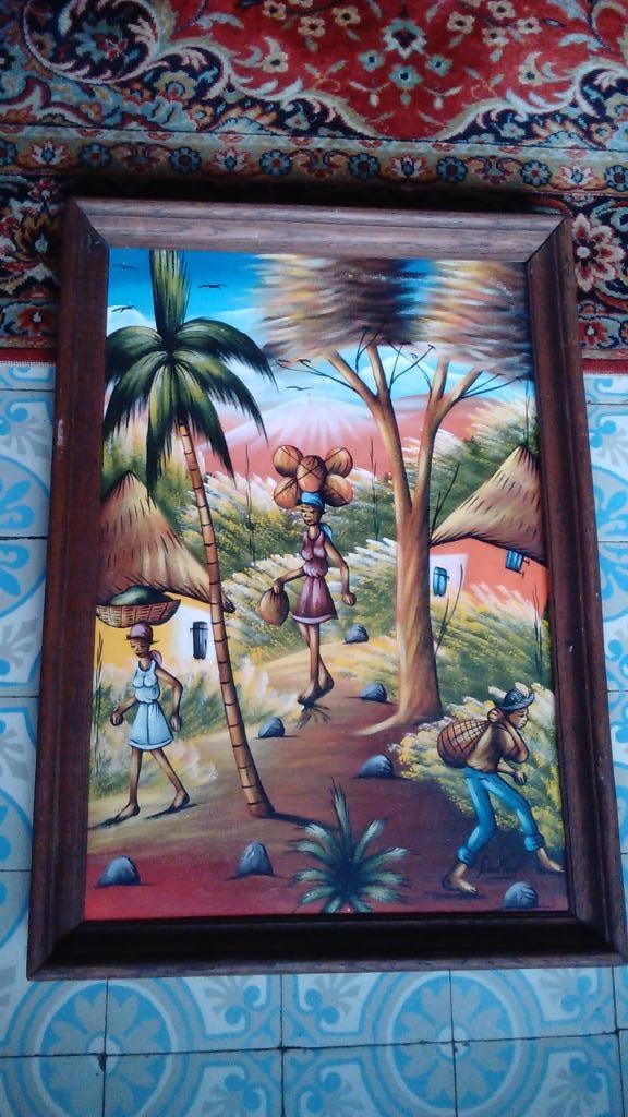 Peinture africaine, Antiquités & Art, Art | Peinture | Moderne, Enlèvement