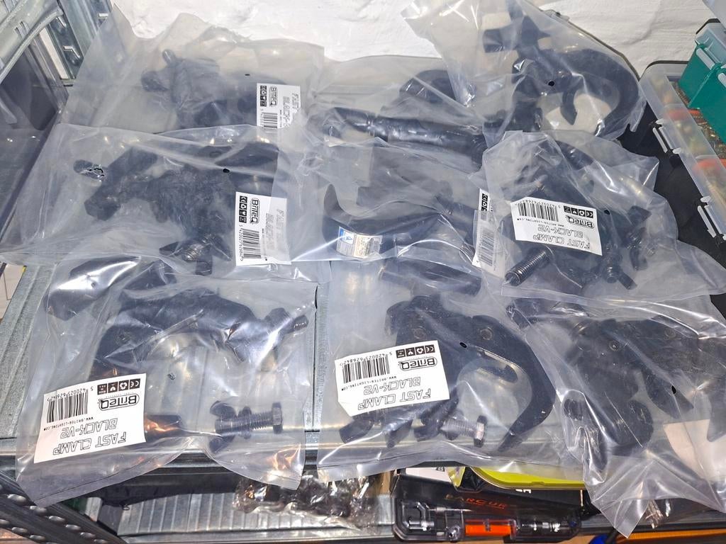 12X Briteq fast clamp black v2 (NIEUW), Muziek en Instrumenten, Ophalen