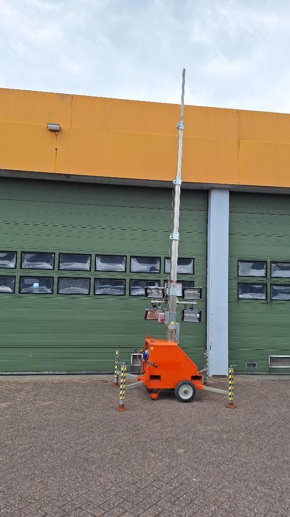 Lichtmast 230V 4x400W HQI Towerlight, Linktower HQI, Doe-het-zelf en Bouw, Bouwverlichting, Ophalen, Gebruikt, 500 watt of meer