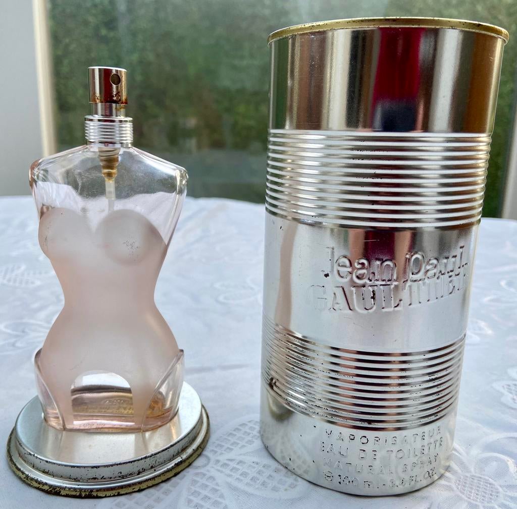 Parfum fles van Jean-Paul Gaultier met haar doos, Verzamelen, Parfumverzamelingen, Zo goed als nieuw, Ophalen of Verzenden