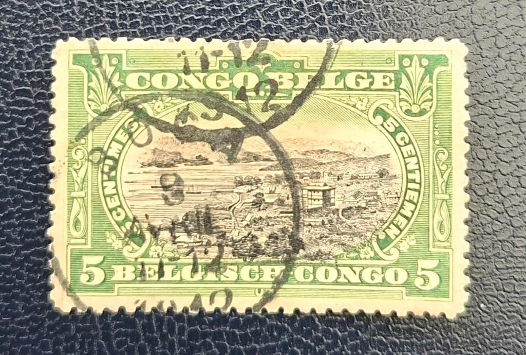 Timbre OBP 54 du Congo belge, Enlèvement ou Envoi, Affranchi, Oblitéré