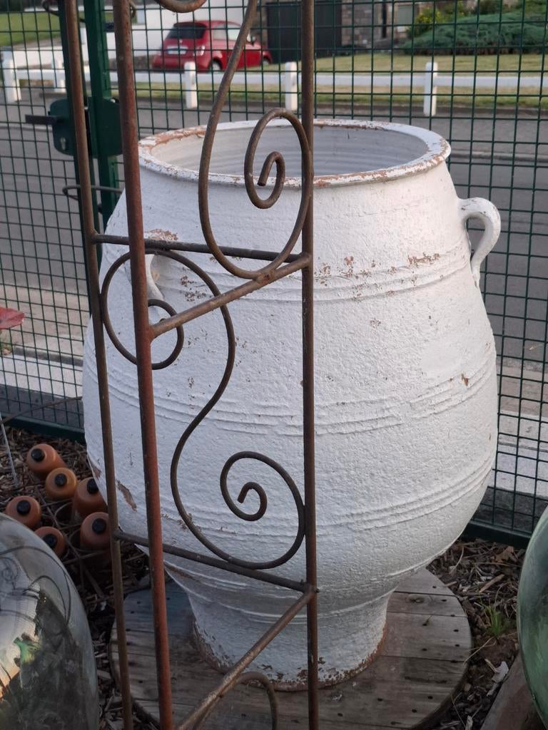 Grote Griekse terracotta tuinvaas! EYECATHER VD TUIN!, Ophalen