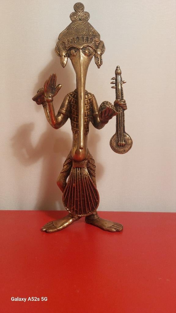 Vierarmiger Ganesha., Ophalen of Verzenden, Brons