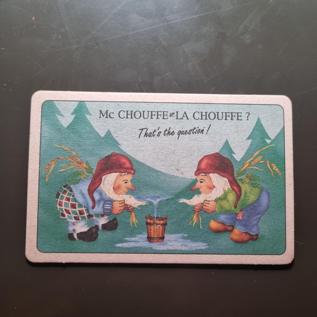 Sous Bock Mc Chouffe of La Chouffe?, Ophalen of Verzenden, Gebruikt, Viltje(s), Overige merken