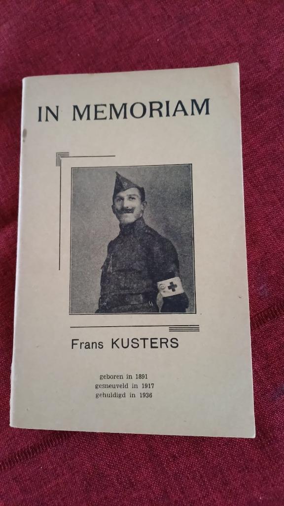 Levensschets Frans Kusters, Gelezen, Ophalen of Verzenden, Voor 1940, Overige onderwerpen
