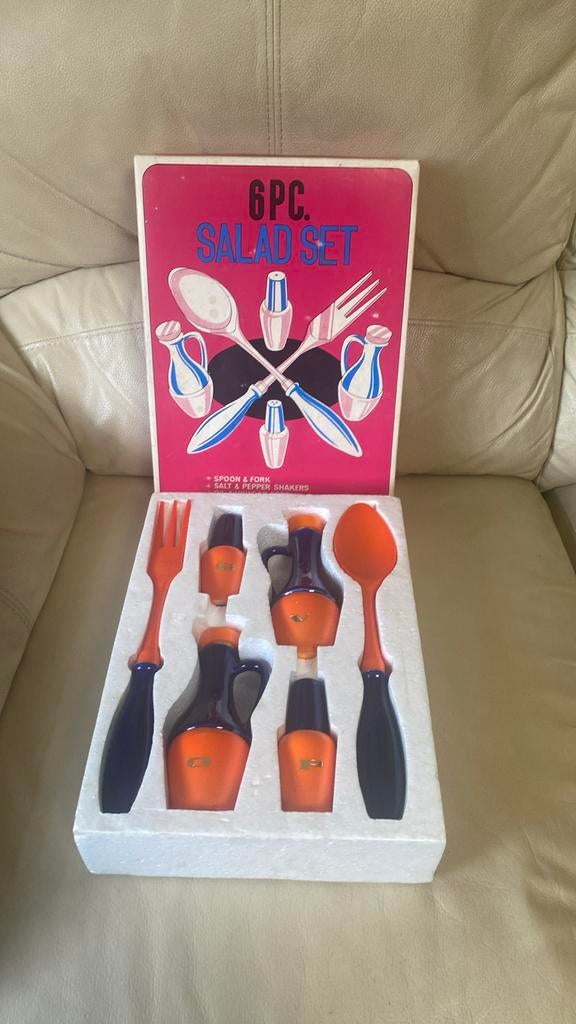 Oude complete saladeset nieuw in de originele doos