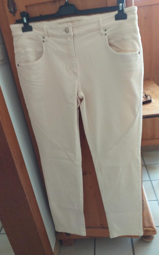 broek beige ZERRES, Ophalen, Beige, Maat 42/44 (L), Nieuw