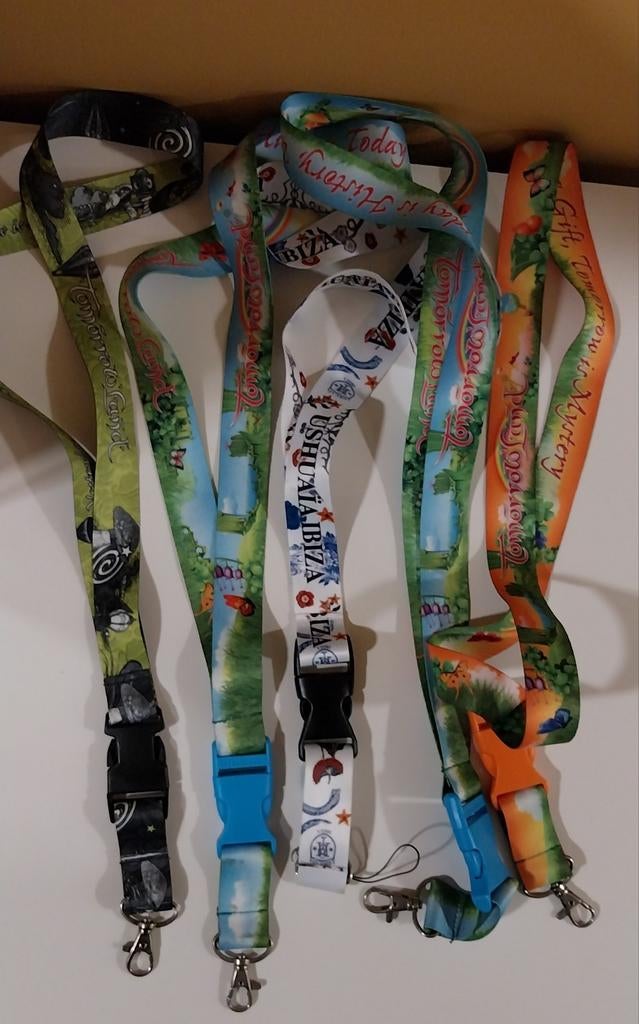 Tomorrowland enkel op te halen lanyards, Ophalen, Zo goed als nieuw