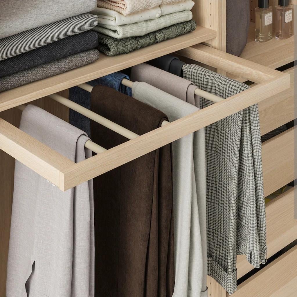 Ikea komplement uittrekbare broekhanger, Enlèvement, Comme neuf