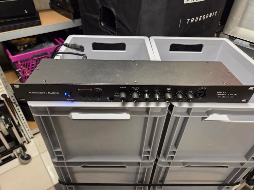 American audio media speler/mixer usb bleutooth xlr cinch, Ophalen of Verzenden