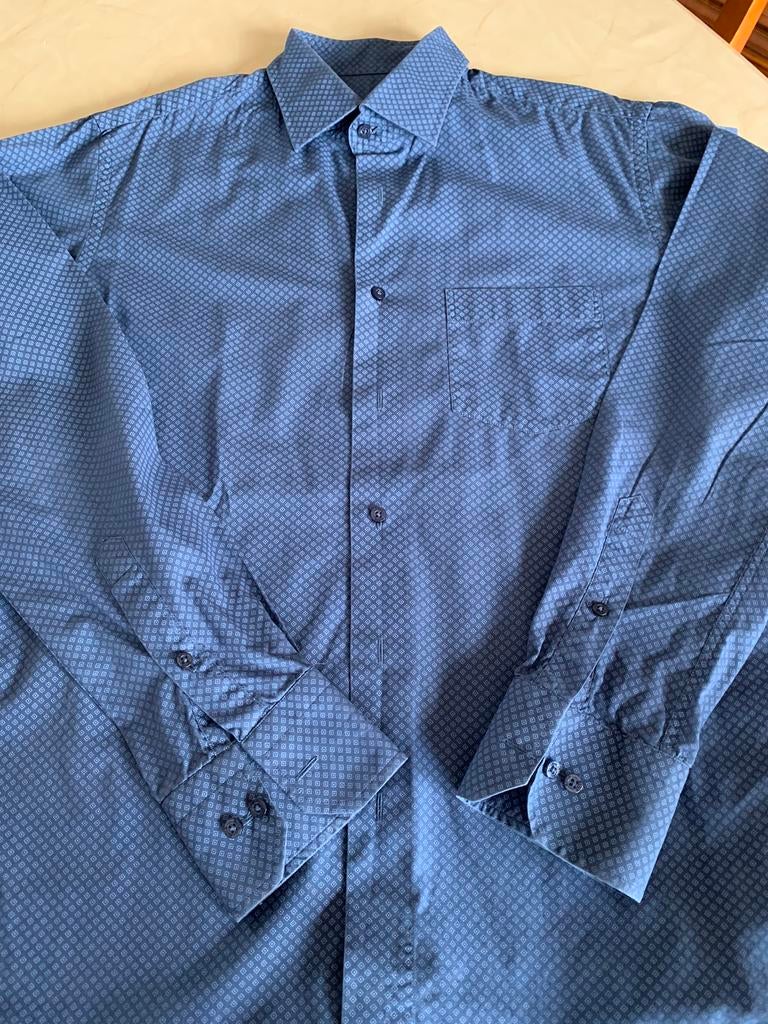 Herenhemd Butch maat  40, Ophalen of Verzenden, Gedragen, Blauw
