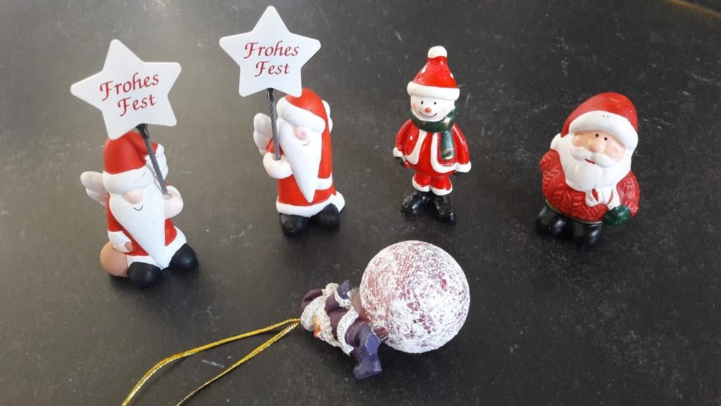 Kerst beeldjes, Ophalen of Verzenden, Zo goed als nieuw