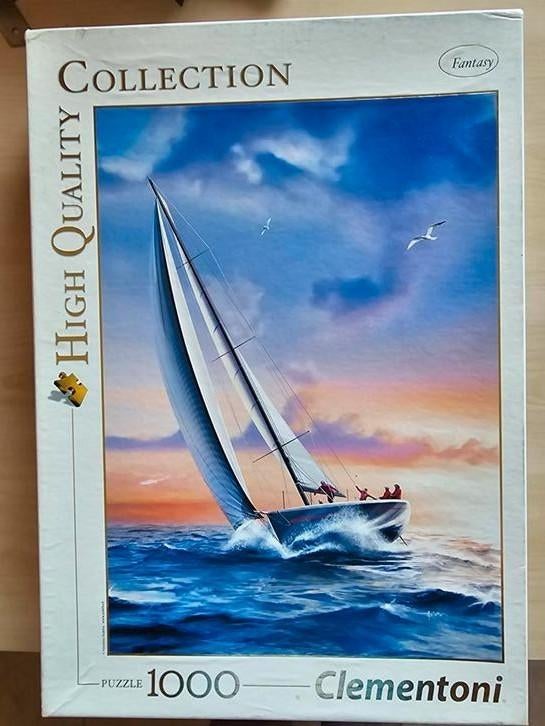 Puzzel 1000 stukjes,  Clementoni, volledig., Ophalen of Verzenden, Zo goed als nieuw