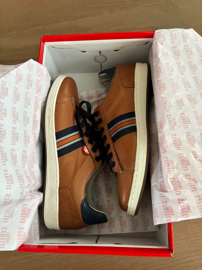 Splinternieuwe lederen schoenen Strelli Jeans maat 41, Bruin, Nieuw, Oliver Strelli, Ophalen of Verzenden