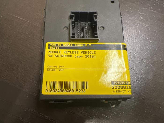 Module keyless vehicle van een Volkswagen Scirocco, Ophalen of Verzenden, 3 maanden garantie, Gebruikt, Volkswagen
