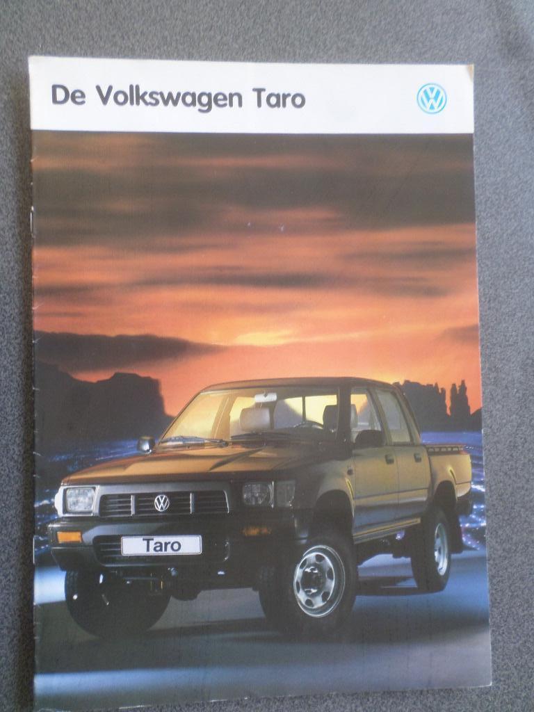 Volkswagen VW Taro Brochure, Ophalen of Verzenden, Volkswagen