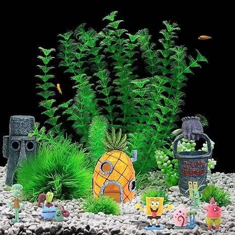 Aquariumdecoratie | Spongebob | GRATIS LEVERING, Dieren en Toebehoren, -, Verzenden, -, Overige typen