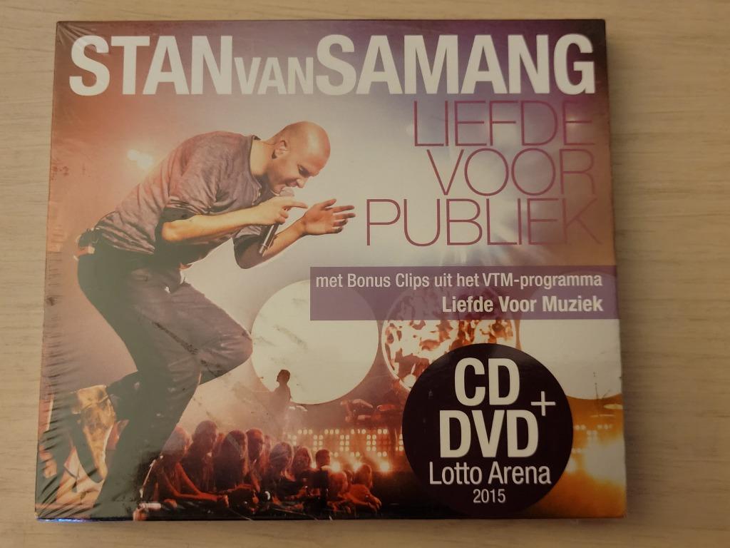 Nouveau LIEFDE VOOR PUBLIEK CD+DVD Stan Van Samang, Ophalen of Verzenden, Nieuw in verpakking, Pop