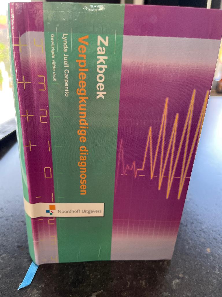 Zakboek verpleegkundige diagnosen, Enlèvement ou Envoi, Comme neuf, Enseignement supérieur professionnel, Noordhoff Uitgevers