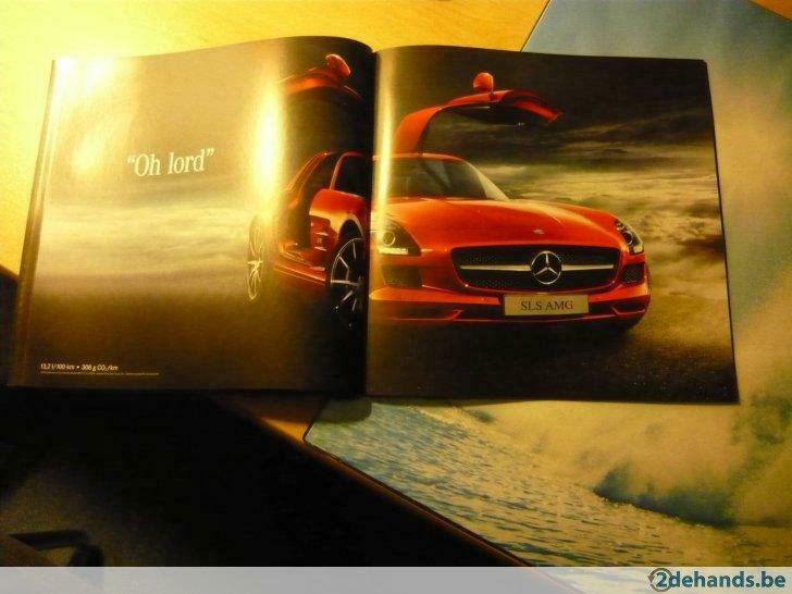 Mercedes-Benz SLS AMG folder, Ophalen of Verzenden, Nieuw