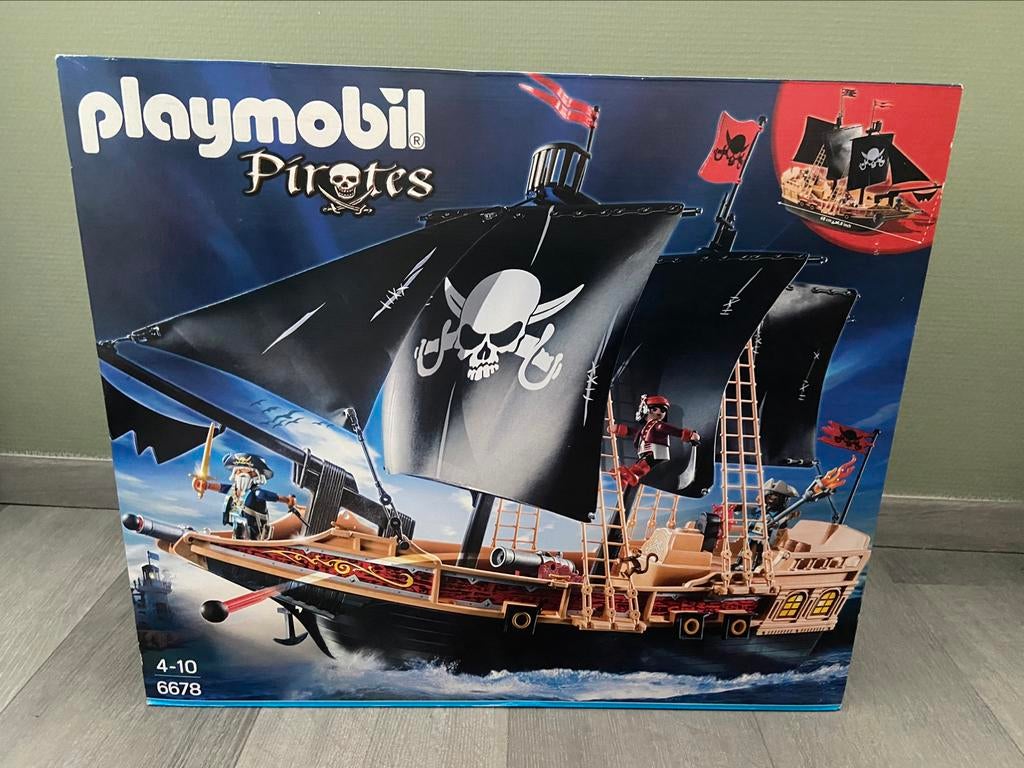 Playmobil Pirates 6678 - bateau pirate/navire d'attaque, Enlèvement ou Envoi, Neuf, Ensemble complet