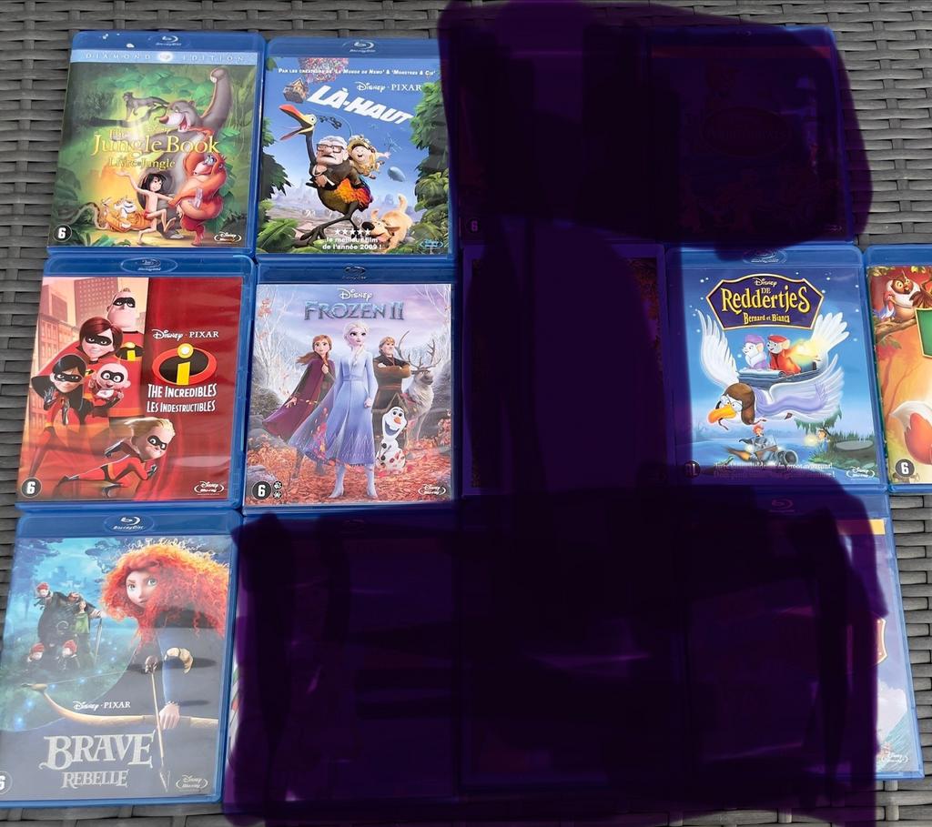 Ensemble ou à la pièce de 10 Blu-ray Walt Disney divers, CD & DVD, Enlèvement ou Envoi, Utilisé