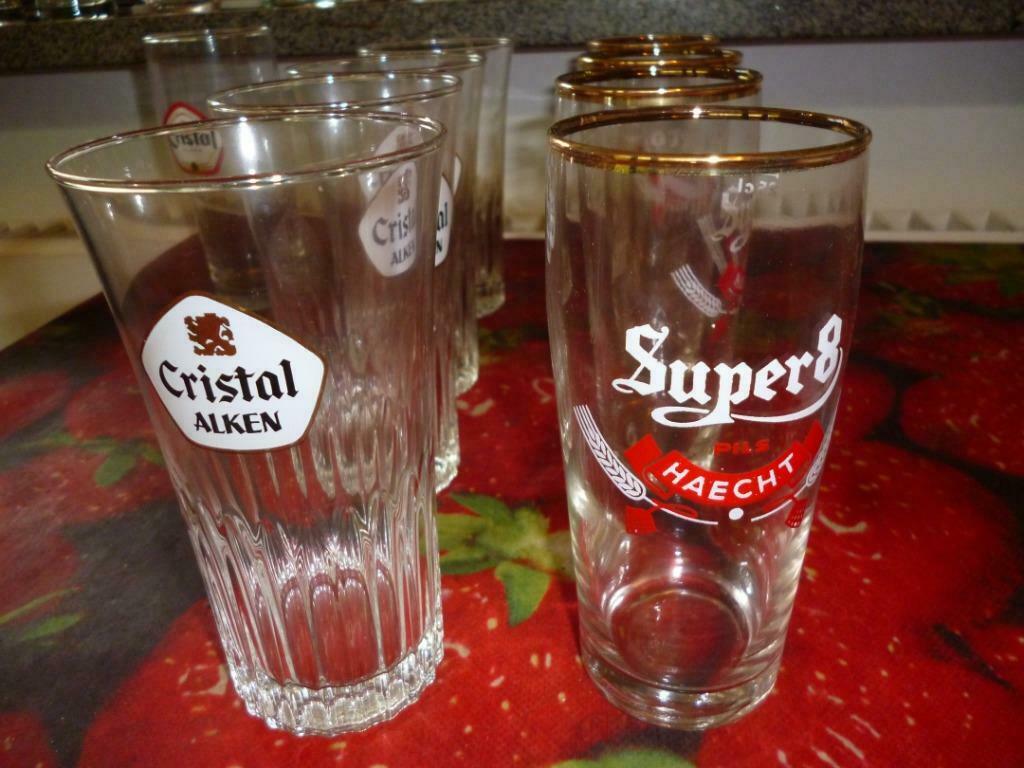 Différents verres à bière et apéritif, Enlèvement ou Envoi