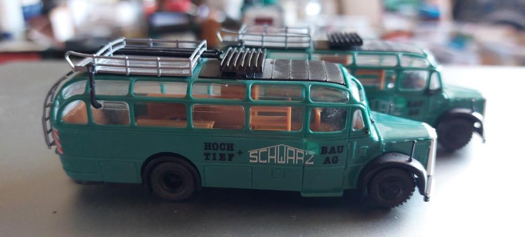 H0LK 0907 SAURER REISBUSSEN ANNÉES 1950 1:87., Envoi, Utilisé, Bus ou Camion, Roco