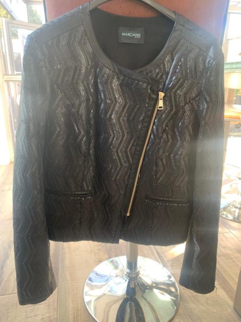 Marciano Guess jas zwart pailletten, Guess, Zwart, Ophalen of Verzenden, Zo goed als nieuw