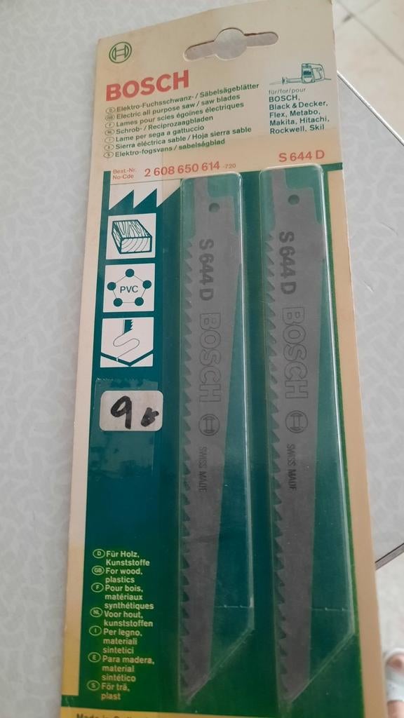 Zaagblad bosch, Ophalen, Zo goed als nieuw