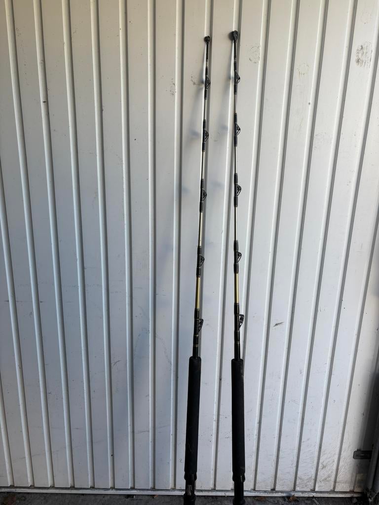 2 Shimano High TI-50ST hengels, Ophalen