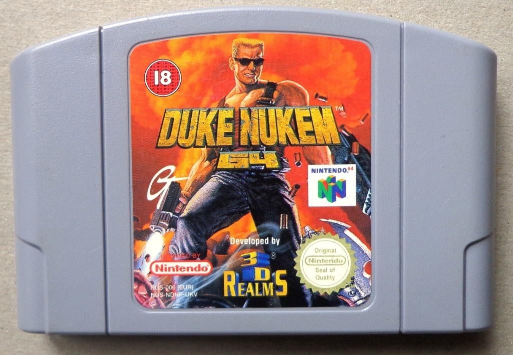 Duke Nukem 64 voor de Nintendo 64, Games en Spelcomputers, Ophalen of Verzenden, Gebruikt