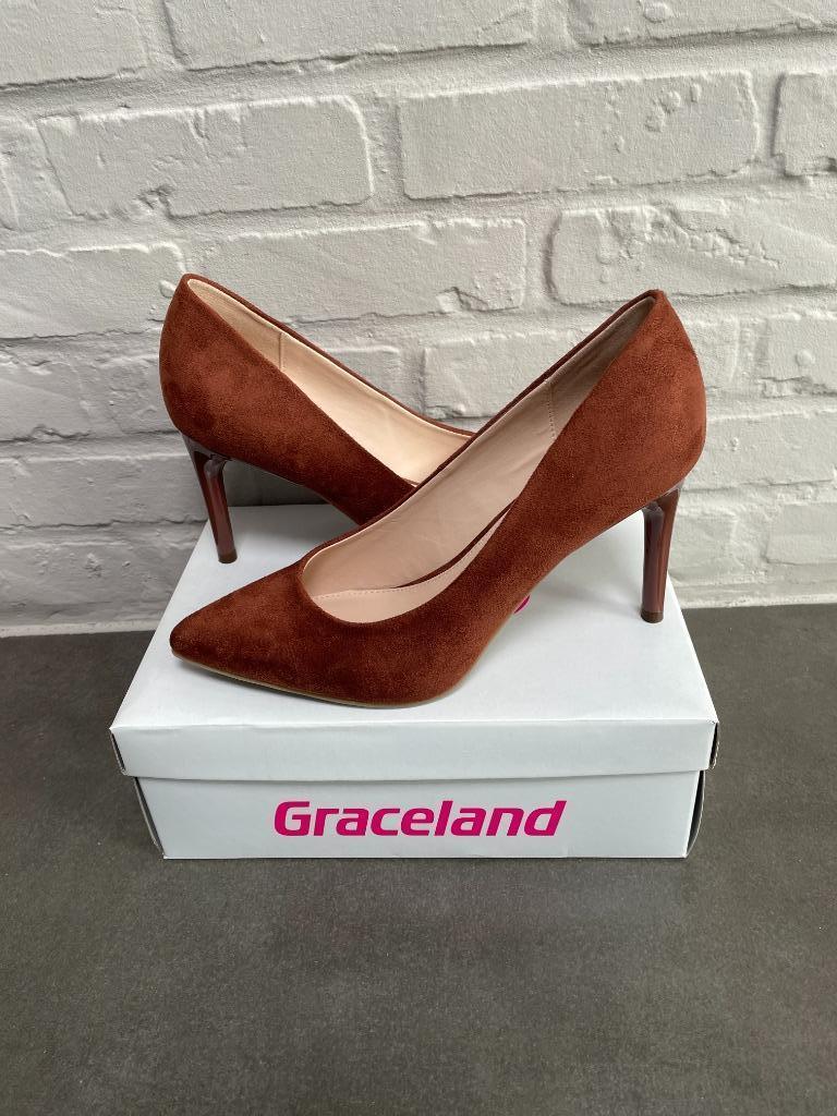 Roestbruine pumps van Graceland (39), Enlèvement ou Envoi, Escarpins, Comme neuf, Brun