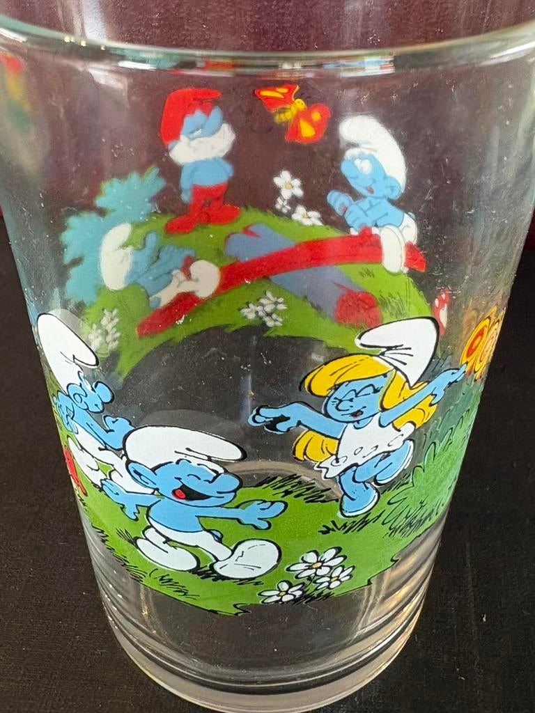 Smurfen glas Benedictin, Verzamelen, Ophalen of Verzenden, Zo goed als nieuw