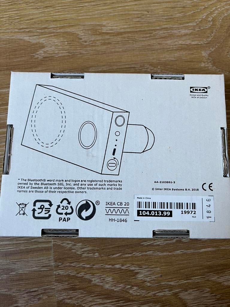 Bluetooth speaker Ikea, Enlèvement, Comme neuf
