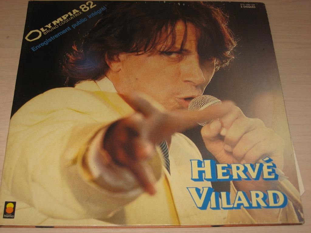 Double disque vinyl 33 tours hervé vilard olympia 82, Enlèvement ou Envoi, Comme neuf