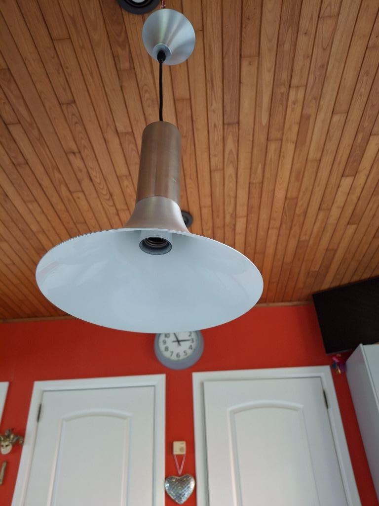 Retro lamp, Ophalen, Gebruikt, Metaal, 50 tot 75 cm